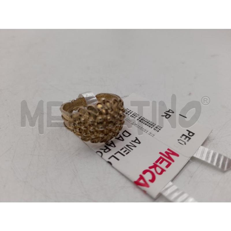 ANELLO DONNA FEDE SARDA ARGENTO DORATA | Mercatino dell'Usato Montesilvano 2