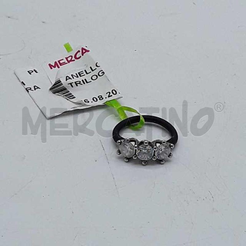 ANELLO DONNA PANDORA TRILOGY BANDA NERA | Mercatino dell'Usato Montesilvano 1