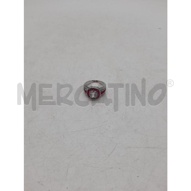 ANELLO DONNA STRASS BIANCHI ROSSI | Mercatino dell'Usato Montesilvano 2