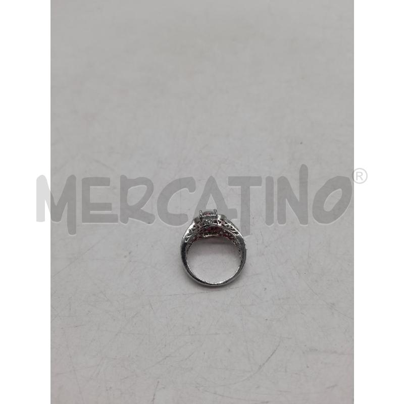 ANELLO DONNA STRASS BIANCHI ROSSI | Mercatino dell'Usato Montesilvano 3