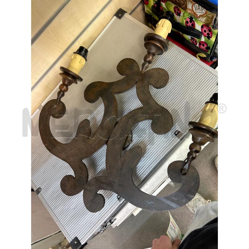APPLIQUE FREGIO 3 LUCI 55CM | Mercatino dell'Usato Montesilvano 1