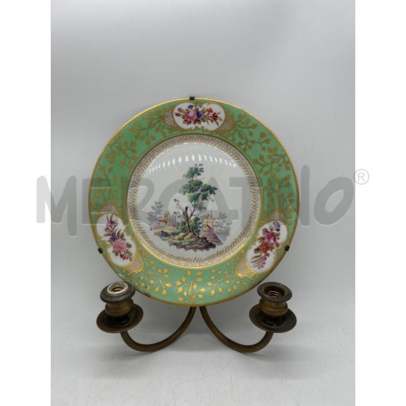 APPLIQUE OTTONE PIATTINO VERDE  | Mercatino dell'Usato Montesilvano 1