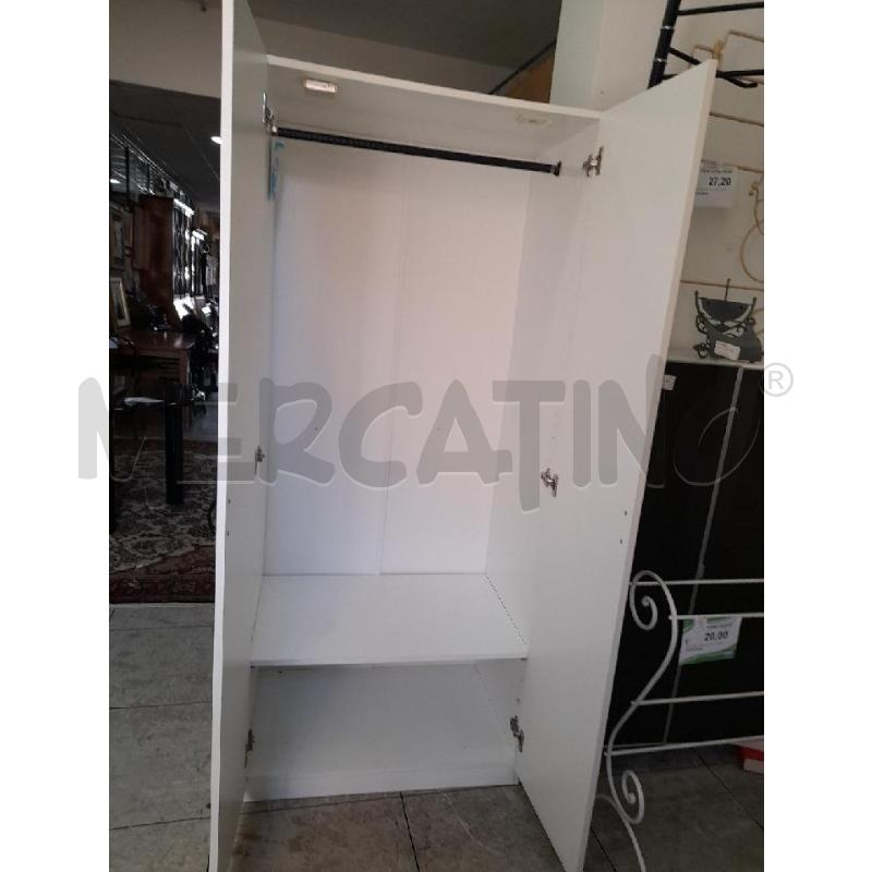 ARMADIO PICCOLO 2 ANTE BIANCO | Mercatino dell'Usato Montesilvano 2