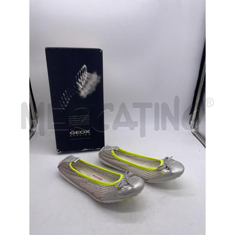 BALLERINA GEOX RETATA GRIGIA DETT GIALLO FLUO | Mercatino dell'Usato Montesilvano 1