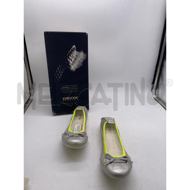 BALLERINA GEOX RETATA GRIGIA DETT GIALLO FLUO | Mercatino dell'Usato Montesilvano 2