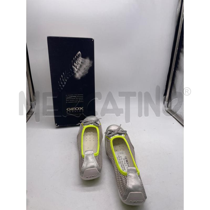 BALLERINA GEOX RETATA GRIGIA DETT GIALLO FLUO | Mercatino dell'Usato Montesilvano 3