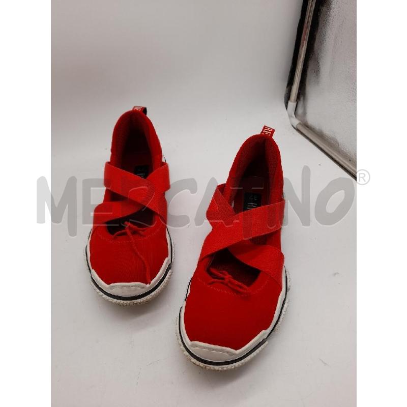 BALLERINA RED VALENTINO ROSSE BIANCHE INTRECCIATE | Mercatino dell'Usato Montesilvano 1