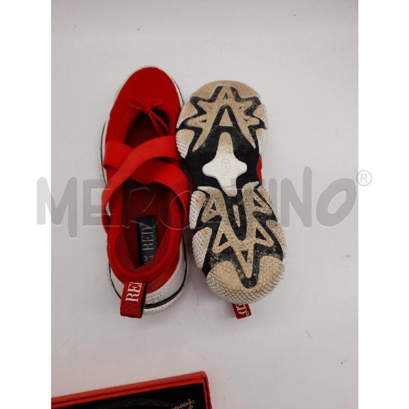 BALLERINA RED VALENTINO ROSSE BIANCHE INTRECCIATE | Mercatino dell'Usato Montesilvano 2