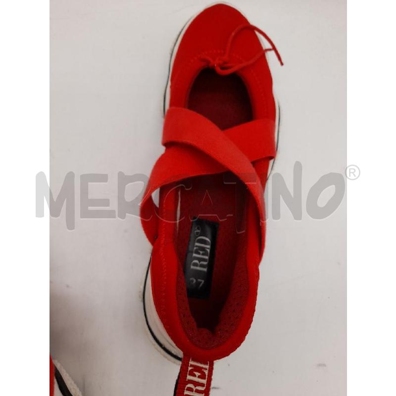 BALLERINA RED VALENTINO ROSSE BIANCHE INTRECCIATE | Mercatino dell'Usato Montesilvano 4
