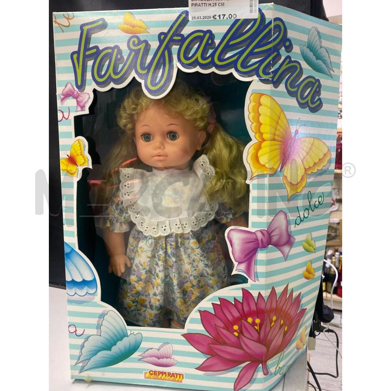 BAMBOLA FARFALLINA CEPIRATTI H.25 CM | Mercatino dell'Usato Montesilvano 1