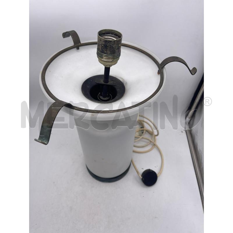 BASE LAMPADA VETRO SATINATO ANNI 70 MANCA CAPPELLO  | Mercatino dell'Usato Montesilvano 3
