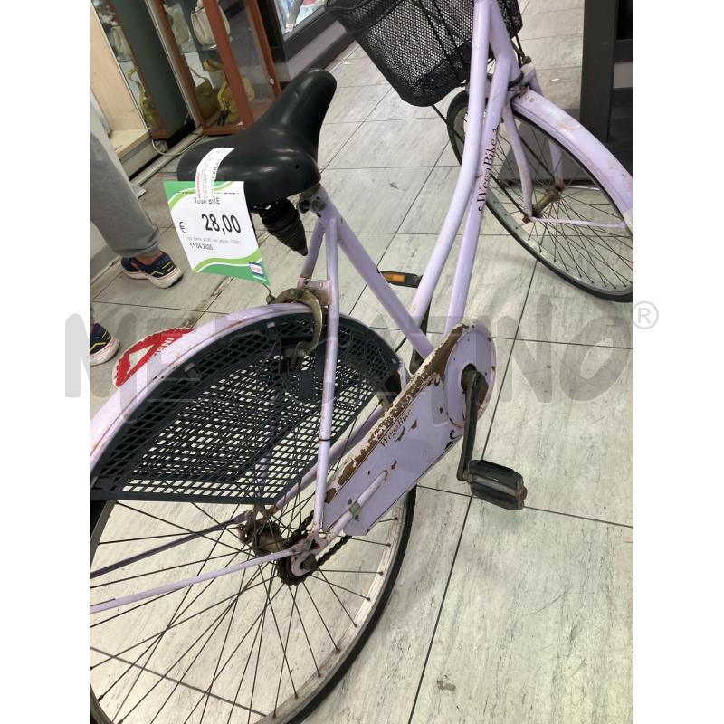 BICICLETTA DONNA LILLA VEGA BIKE | Mercatino dell'Usato Montesilvano 3