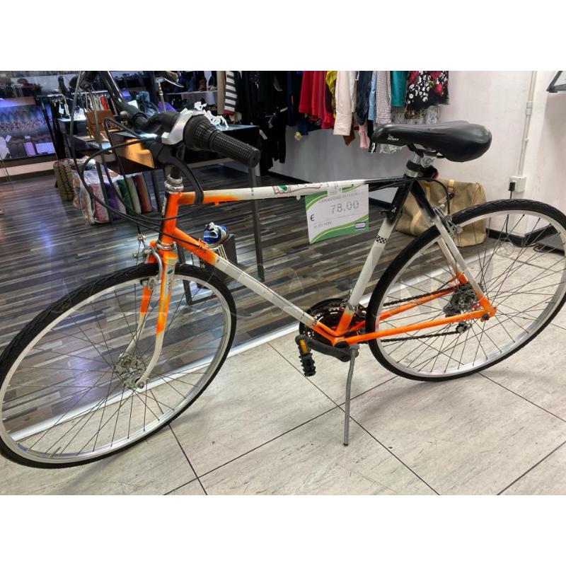 BICICLETTA UOMO ARANCIONE BIANCA | Mercatino dell'Usato Montesilvano 1