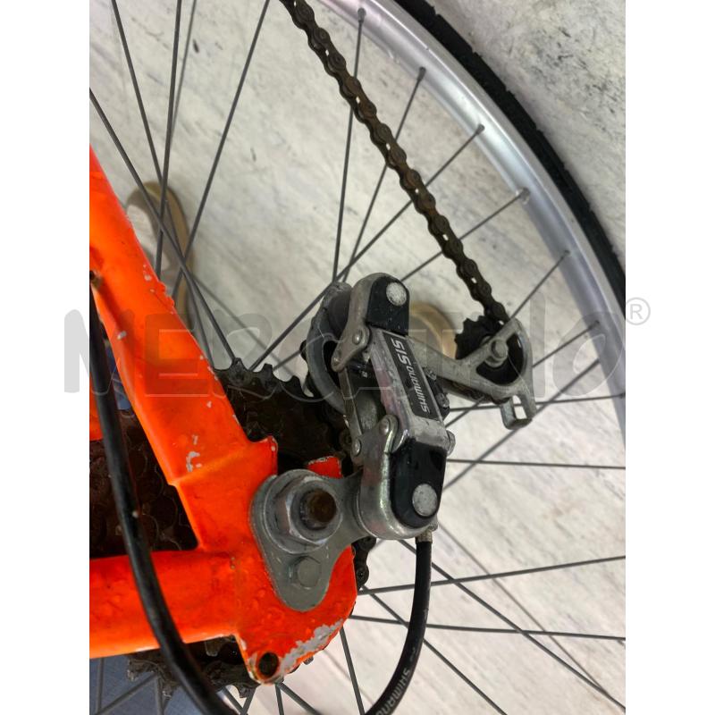 BICICLETTA UOMO ARANCIONE BIANCA | Mercatino dell'Usato Montesilvano 2
