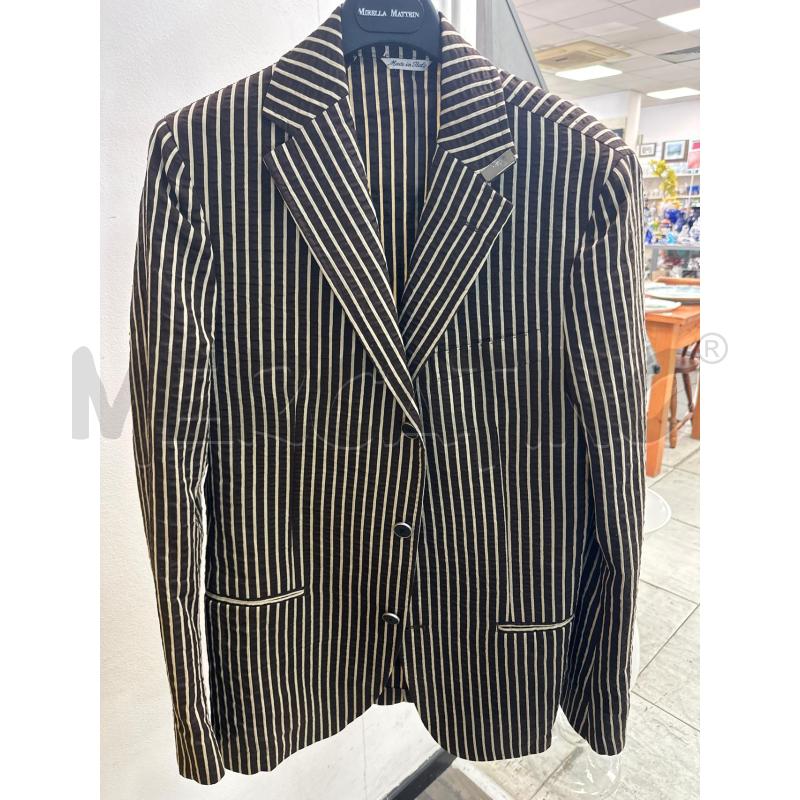 BLAZER DONNA VERSACE COLLECTION MARRO RIGHINE BEIGE | Mercatino dell'Usato Montesilvano 1