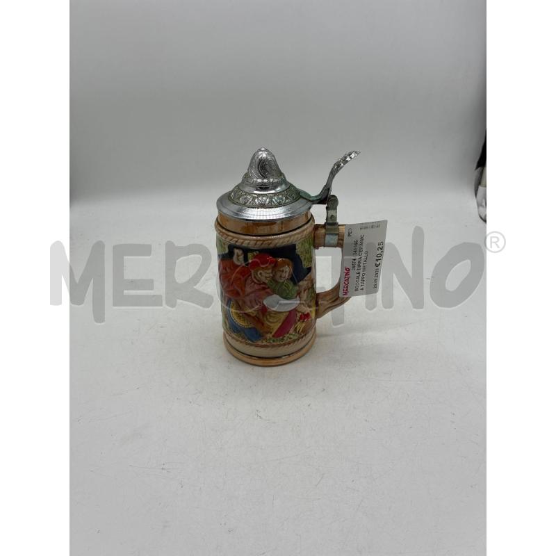 BOCCALE BIRRA CERAMICA TAPPO METALLO | Mercatino dell'Usato Montesilvano 1