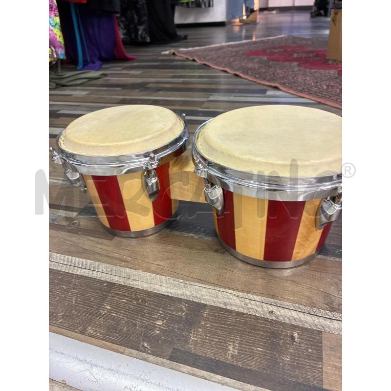 BONGO DOPPIO ROSSO BEIGE | Mercatino dell'Usato Montesilvano 1