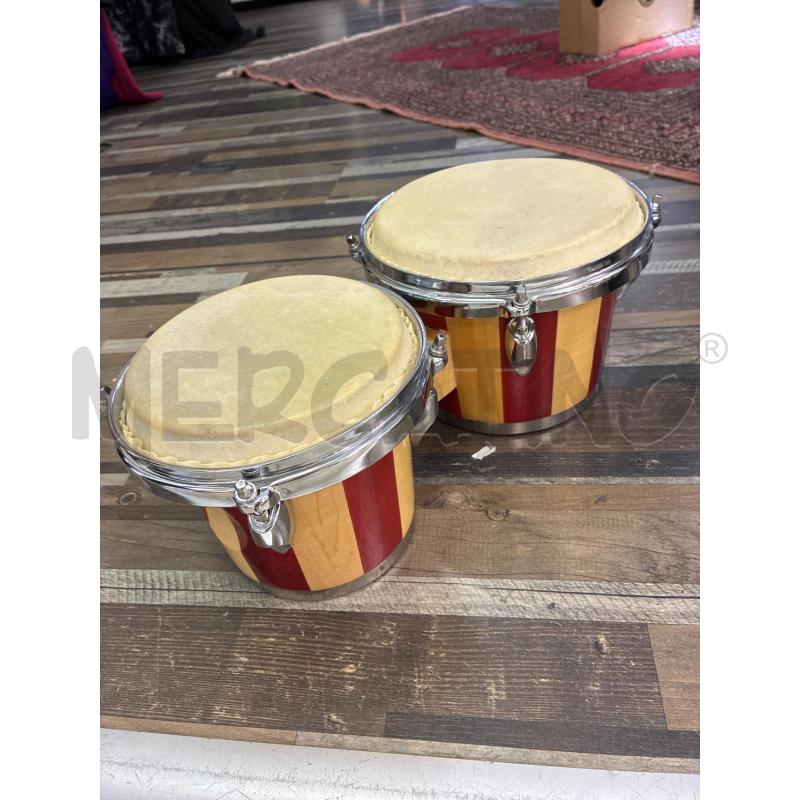 BONGO DOPPIO ROSSO BEIGE | Mercatino dell'Usato Montesilvano 2