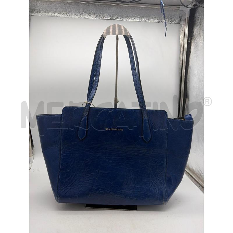 BORSA DONNA BLU L'AUTRECHONE BLU | Mercatino dell'Usato Montesilvano 1