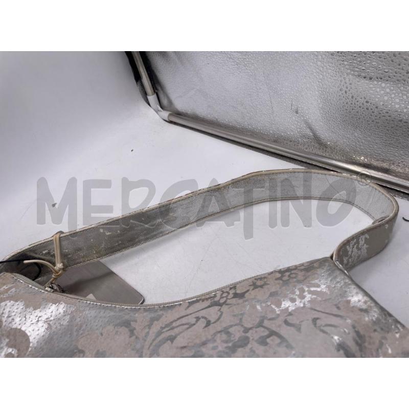 BORSA DONNA BRACCIALINI BIANCA ARGENATATA FANTASIA | Mercatino dell'Usato Montesilvano 4