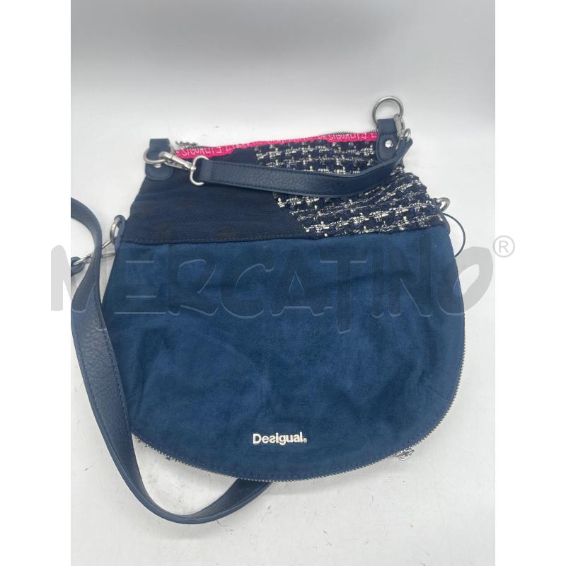 BORSA DONNA DESIGUAL BLU AZZURRA  | Mercatino dell'Usato Montesilvano 2