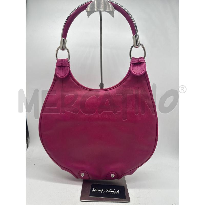BORSA DONNA DIOR 61 FUKSIA MEZZALUNA PELLE | Mercatino dell'Usato Montesilvano 2