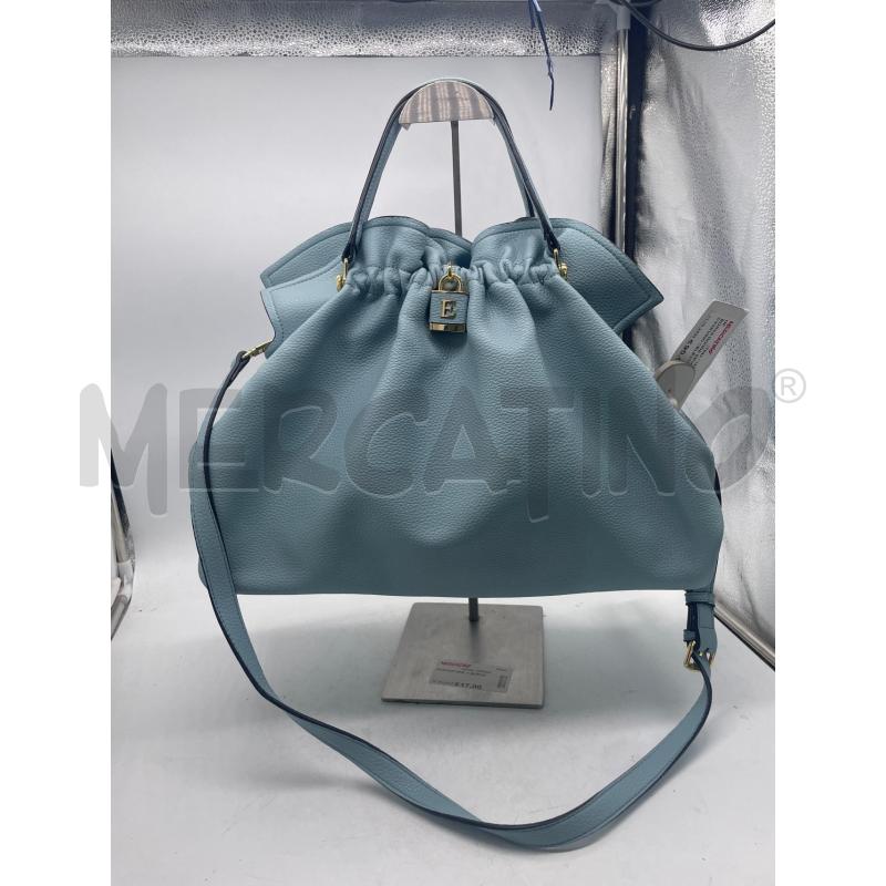 BORSA DONNA ERMANNO SCXERVINO CELESTE | Mercatino dell'Usato Montesilvano 1