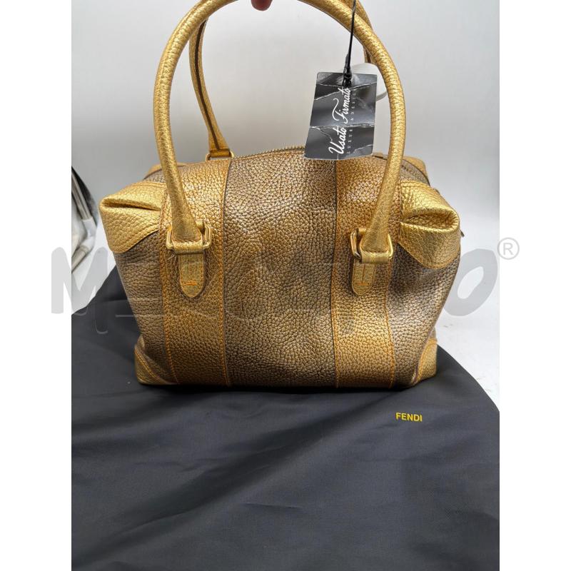 BORSA DONNA FENDI PELLE DORATA | Mercatino dell'Usato Montesilvano 5