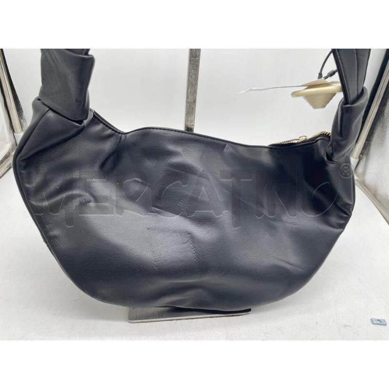 BORSA DONNA FIORELLA RUBINO FORMA MEZZALUNA NERA | Mercatino dell'Usato Montesilvano 3