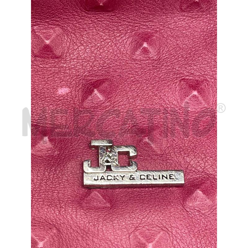 BORSA DONNA FUKSIA BORCHIE IMPRESSE JACKY & CELINE | Mercatino dell'Usato Montesilvano 2