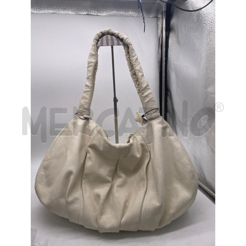 BORSA DONNA FURLA ARRICCIATA PELLE BIANCA  | Mercatino dell'Usato Montesilvano 1
