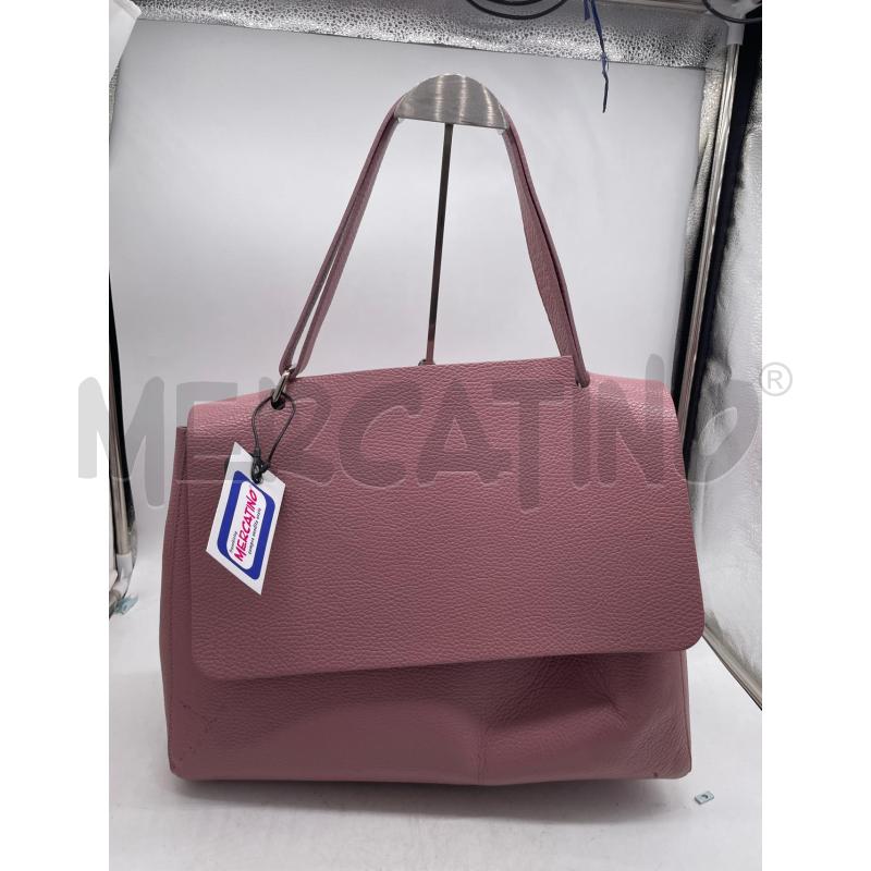 BORSA DONNA GENUINE LEATHER ROSA  | Mercatino dell'Usato Montesilvano 1