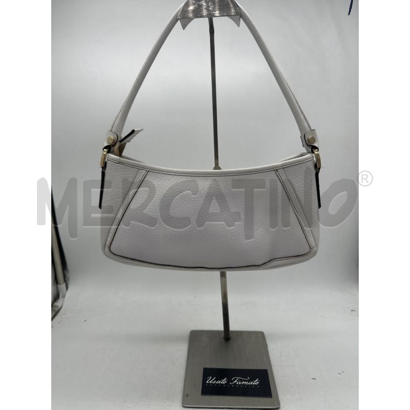 BORSA DONNA GUCCI ABBEY BIANCA PELLE DETT DORATI | Mercatino dell'Usato Montesilvano 2