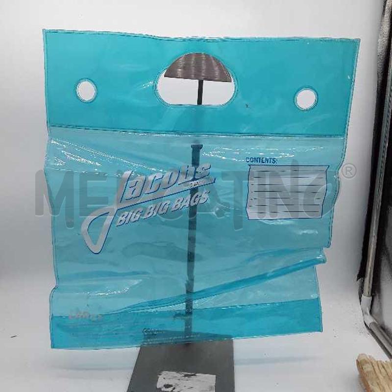 BORSA DONNA JACOBS BIG BIG BAGS PLASTICA AZZURRA | Mercatino dell'Usato Montesilvano 1