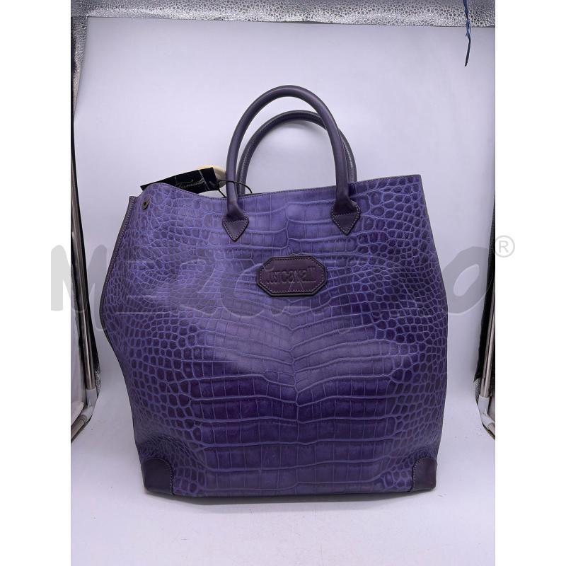 BORSA DONNA JUST CAVALLI VIOLA | Mercatino dell'Usato Montesilvano 1