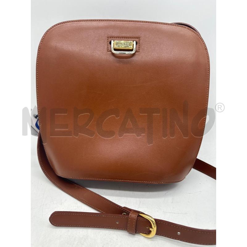 BORSA DONNA LUANA PELLE STONDATA MARRO  | Mercatino dell'Usato Montesilvano 1