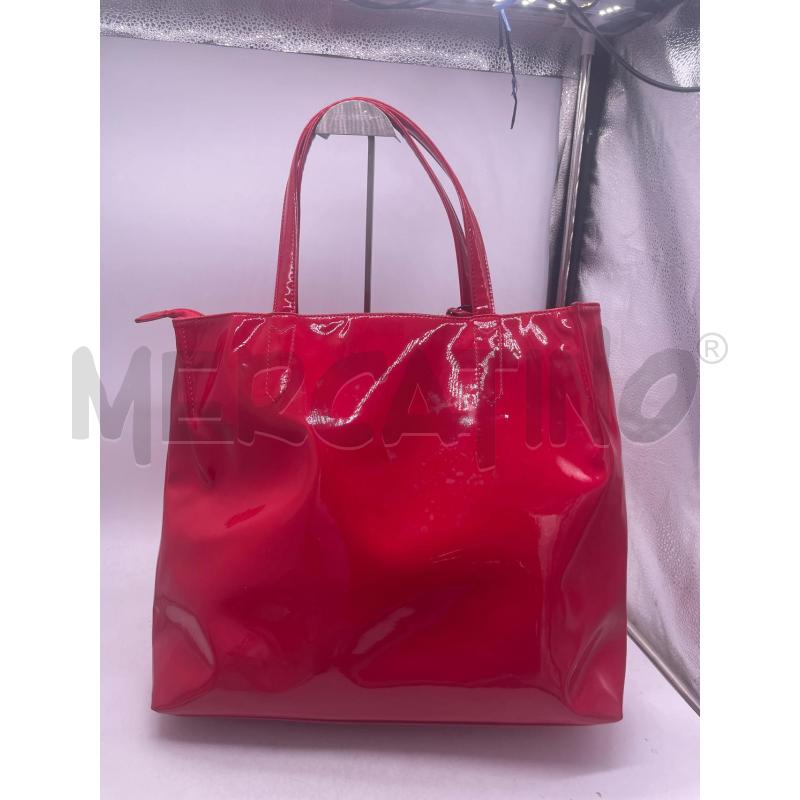 BORSA DONNA LUCIDA ROSSA TRUSSARDI | Mercatino dell'Usato Montesilvano 2