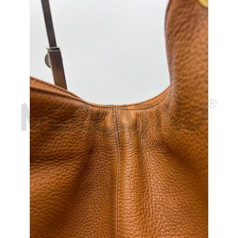 BORSA DONNA MARRONE PELLE  | Mercatino dell'Usato Montesilvano 3