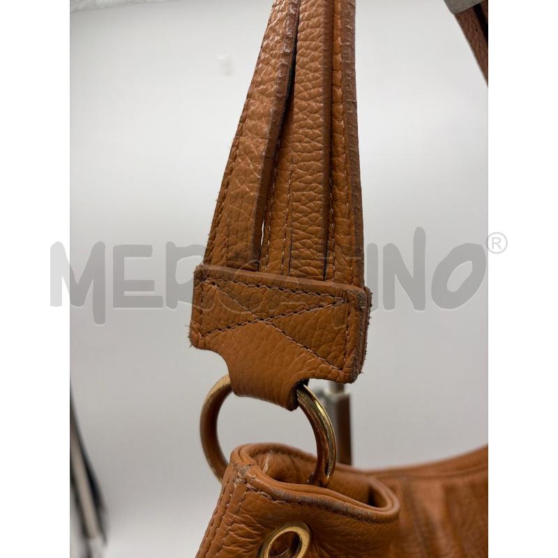 BORSA DONNA MARRONE PELLE  | Mercatino dell'Usato Montesilvano 4
