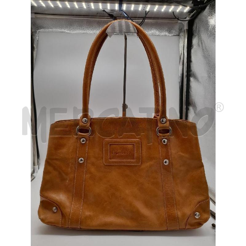 BORSA DONNA MELLUSO PELLE MARRO CHIARO | Mercatino dell'Usato Montesilvano 1