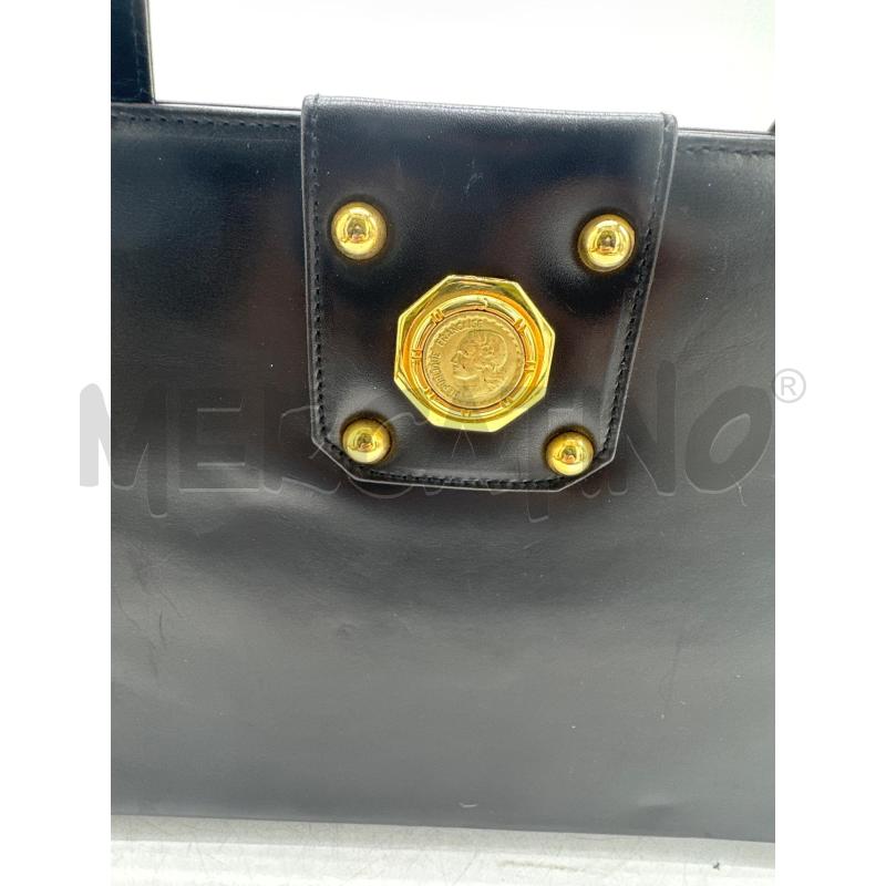 BORSA DONNA PELLE NERA RIGIDA  | Mercatino dell'Usato Montesilvano 3