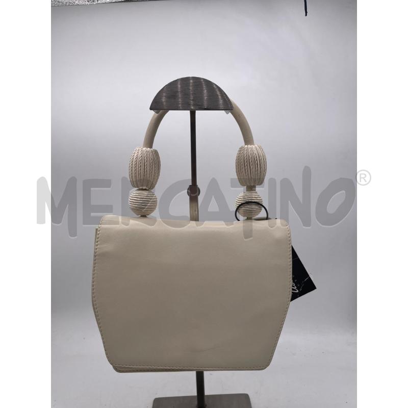 BORSA DONNA PICCOLA DESMO FIRENZE CERIMONIA PANNA  | Mercatino dell'Usato Montesilvano 1