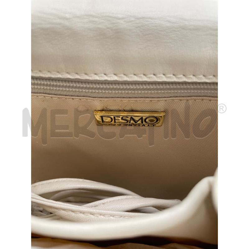 BORSA DONNA PICCOLA DESMO FIRENZE CERIMONIA PANNA  | Mercatino dell'Usato Montesilvano 3