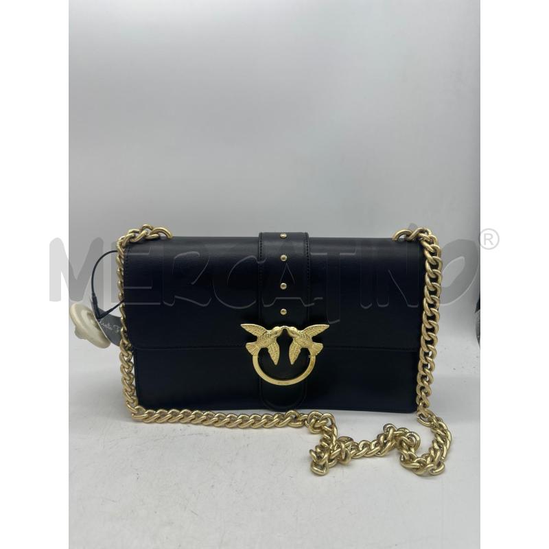 BORSA DONNA PINKO NERA LOVE ONE | Mercatino dell'Usato Montesilvano 1