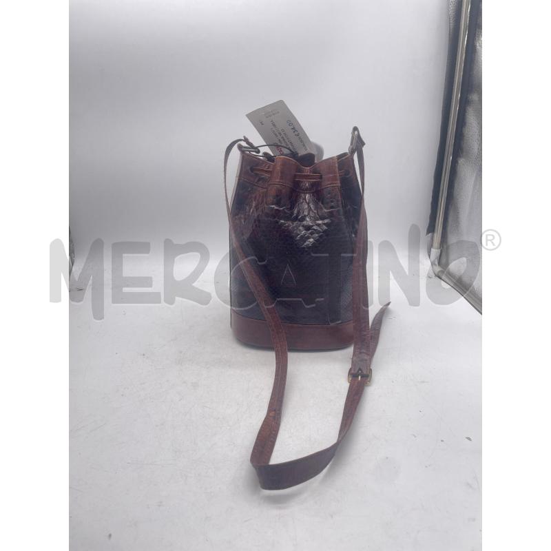 BORSA DONNA SECCHIELLO PITONATO CM 22Ù | Mercatino dell'Usato Montesilvano 1