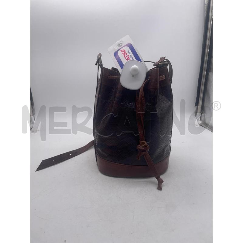 BORSA DONNA SECCHIELLO PITONATO CM 22Ù | Mercatino dell'Usato Montesilvano 2