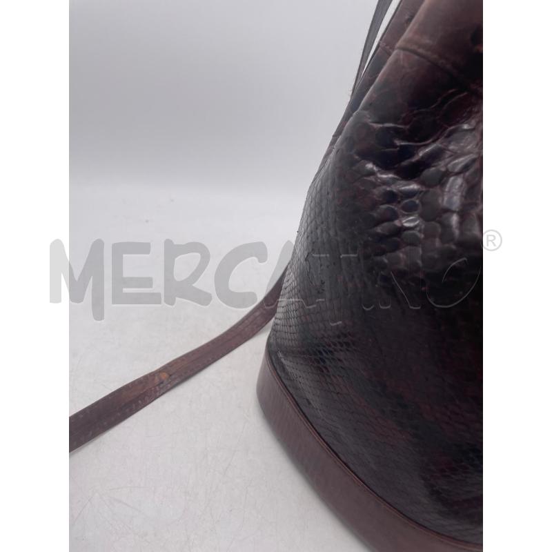 BORSA DONNA SECCHIELLO PITONATO CM 22Ù | Mercatino dell'Usato Montesilvano 3