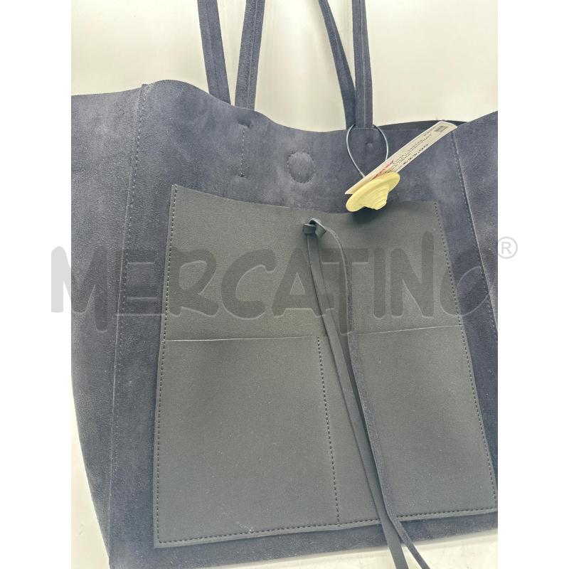 BORSA DONNA SMARCHIATA DI PELLE NERA | Mercatino dell'Usato Montesilvano 2