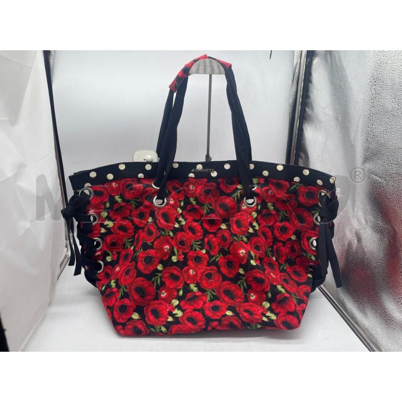 BORSA DONNA TESSUTO ROSE ROSSE 4GIVENESS | Mercatino dell'Usato Montesilvano 1