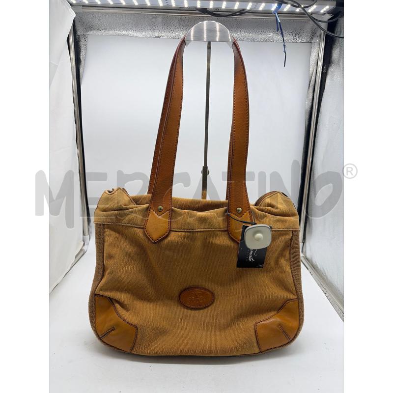 BORSA DONNA THE BRIDGE MARRONE TELA | Mercatino dell'Usato Montesilvano 1